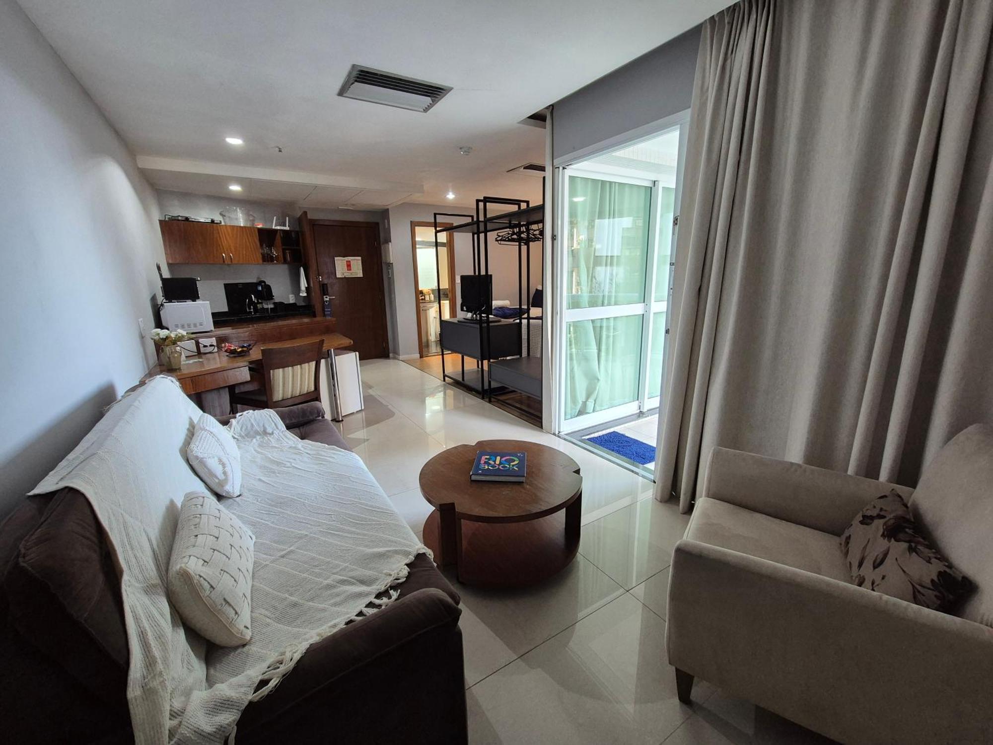 Flat Barra Da Tijuca Urbano Beira Mar