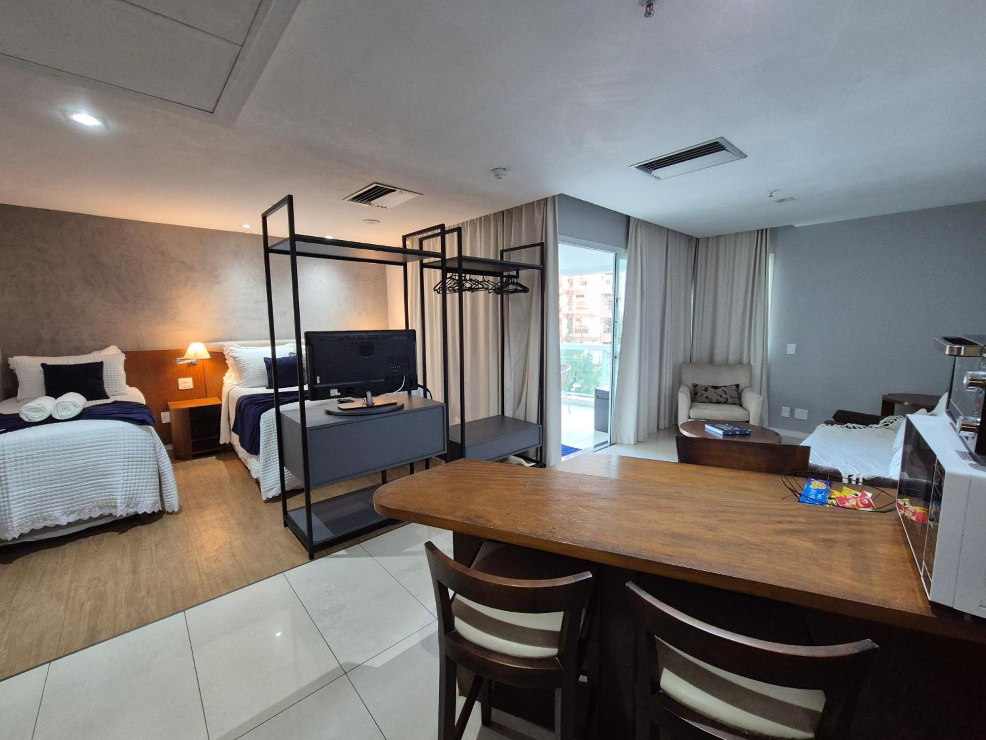 Apartamento Flat Barra Da Tijuca Urbano Beira Mar Rio de Janeiro